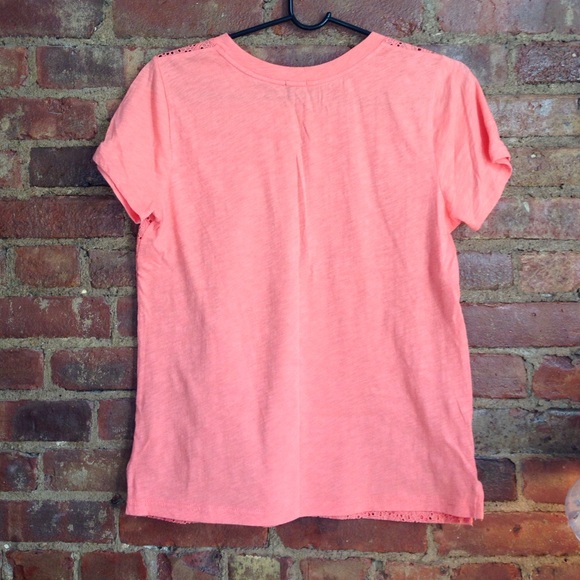 Salmon J.crew tee - Picture 2 of 3