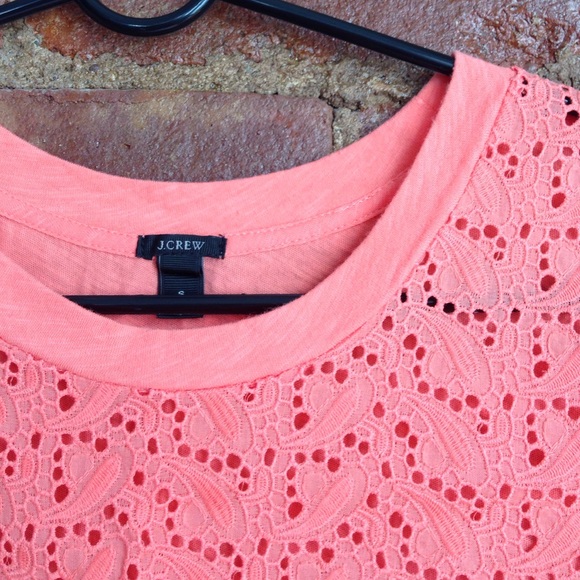 Salmon J.crew tee - Picture 3 of 3