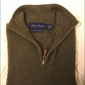 Allan Fleuser Quarter-zip Cashmere Pullover