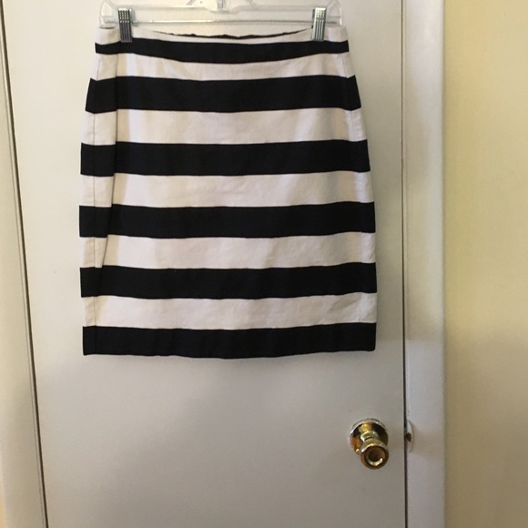 Banana Republic Striped Pencil Skirt
