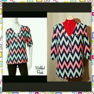 Wishful Park long sleeve top.  Size L