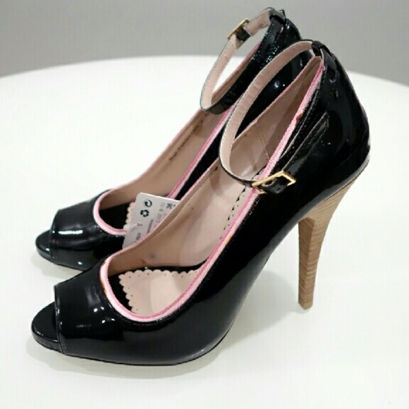 MNG Mango High Heels Black / Beige Size 6, New