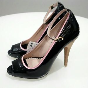 MNG Mango High Heels Black / Beige Size 6, New