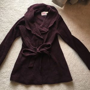 Anthropologie wrap sweater Rosie Neira