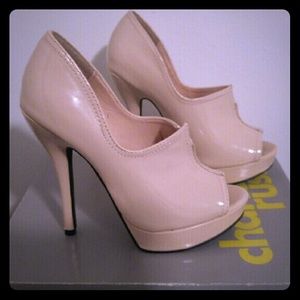 Women's peep toe stiletto heels size 7