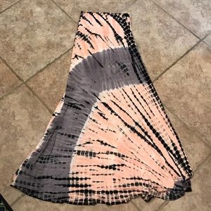 Tie Dye Maxi Skirt Size Small