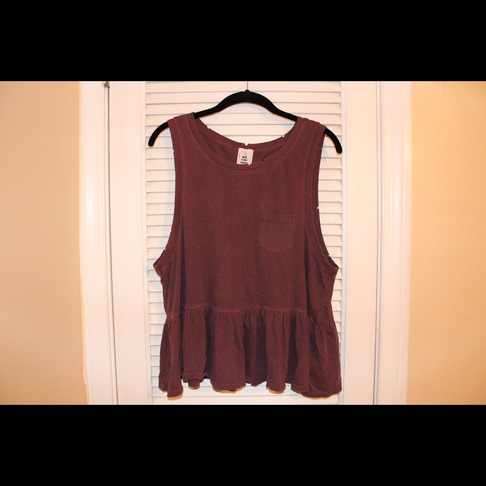 Free People Top (Maroon)