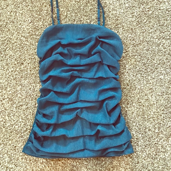 Dark blue sparkle top!