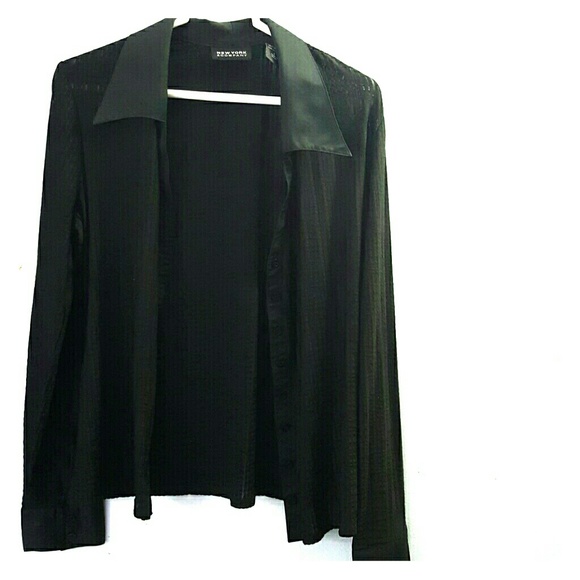 New York & Company Sheer Blouse