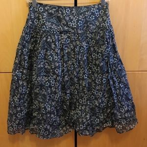Banana Republic floral skirt
