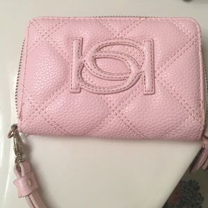 Light pink Bebe wristlet