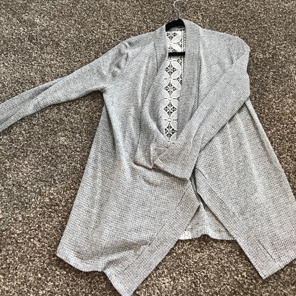 Gray lace Cardigan!