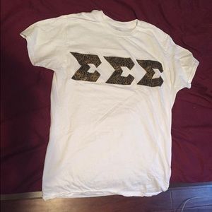 Tri Sigma stitched short sleeve