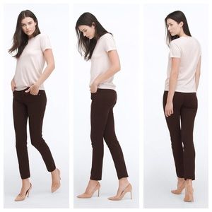 AG Prima Sateen in Bordeaux Brown