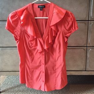 Bebe Ruffled Top