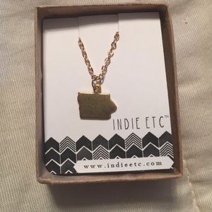 State of Iowa Necklace