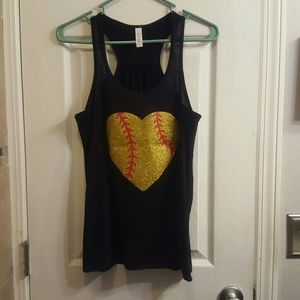 Softball tank top