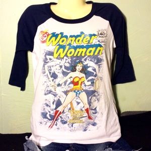 DC Comics • Wonder Woman Baseball Tee 💪🏼
