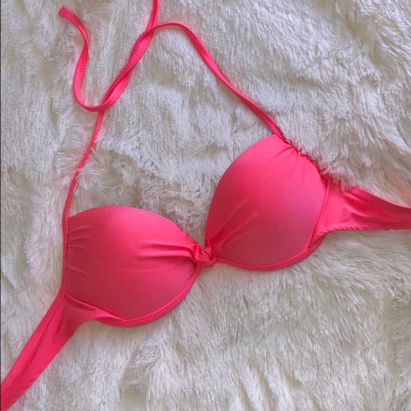 Xhilaration Hot Pink push-up Bikini Top