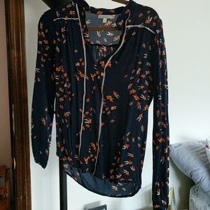 Porridge goldfish blouse XS