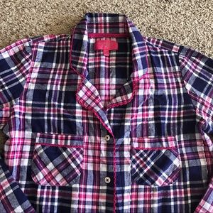 Victoria's Secret Plaid Sleep Shirt