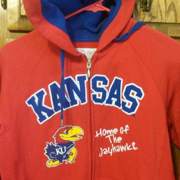 Kansas Jayhawks zip up hoodie!