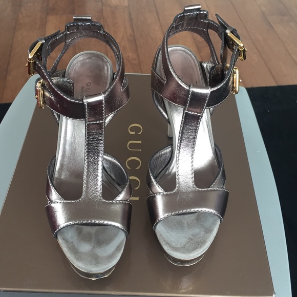 Gucci pewter platforms! - Picture 4 of 4