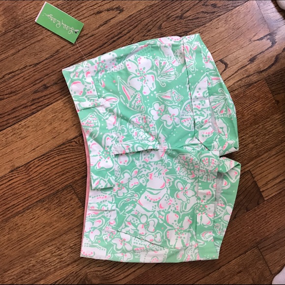 Lilly pulitzer beach bash shorts sz 4 - Picture 1 of 3
