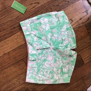 Lilly pulitzer beach bash shorts sz 4
