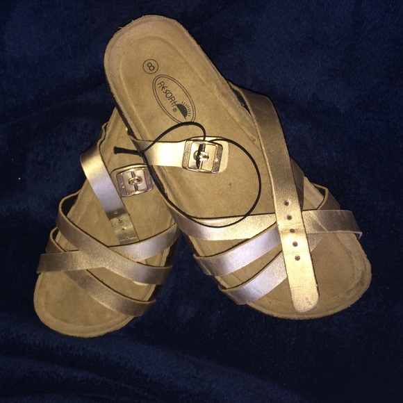 Gold Sandals