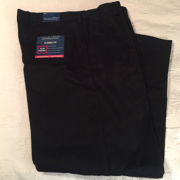 Men's black dress pants