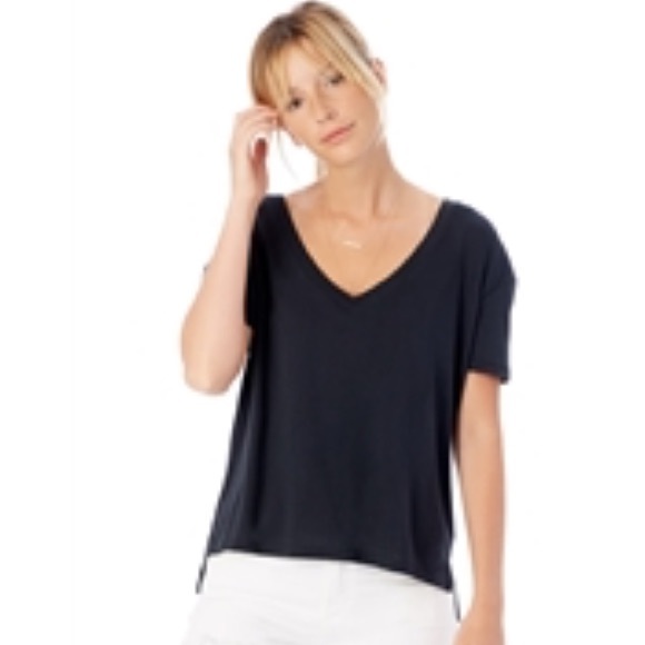 boxy v neck