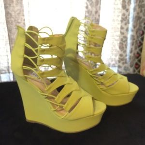 Tall Wedge Sandal