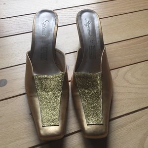 Gold evening Shoes! !NEW!