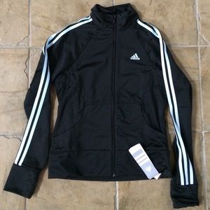 Adidas Black Glacier Zip Up Jacket