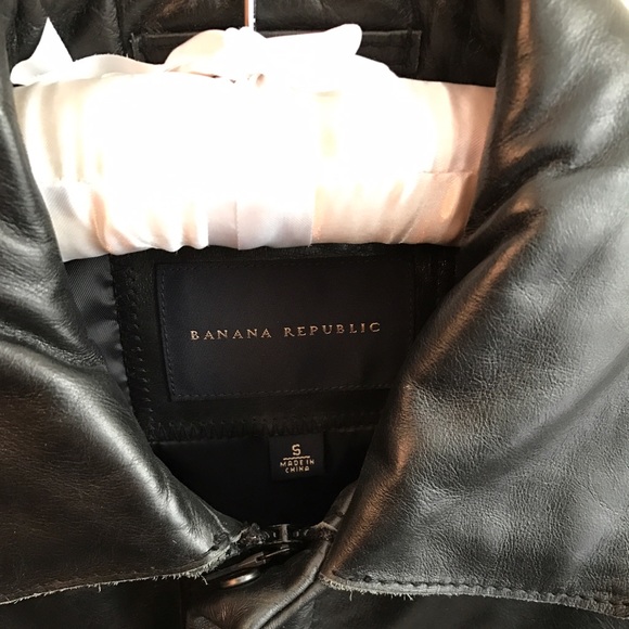 Banana Republic leather jacket - Picture 2 of 4