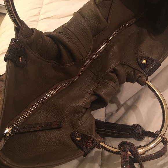 ❌SOLD❌ Charles David Leather Hobo Bag - Picture 2 of 4