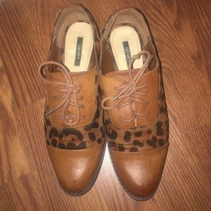 Forever 21 Brown Leapoard Loafers