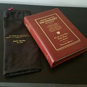 Kate Spade English Dictionary Clutch