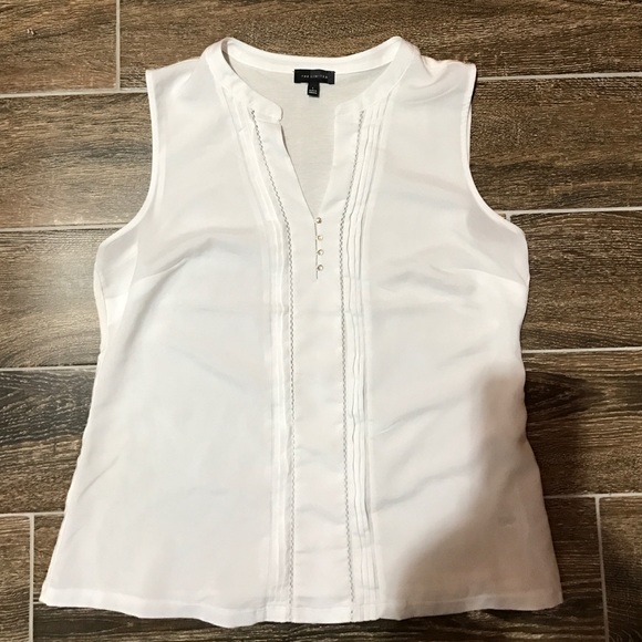 The Limited white sleeveless top