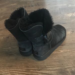 Black UGG boots