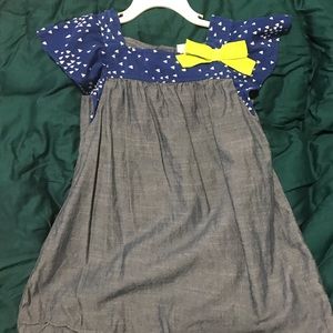 Blue denim like dress