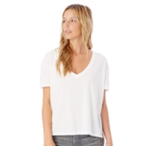 boxy v neck