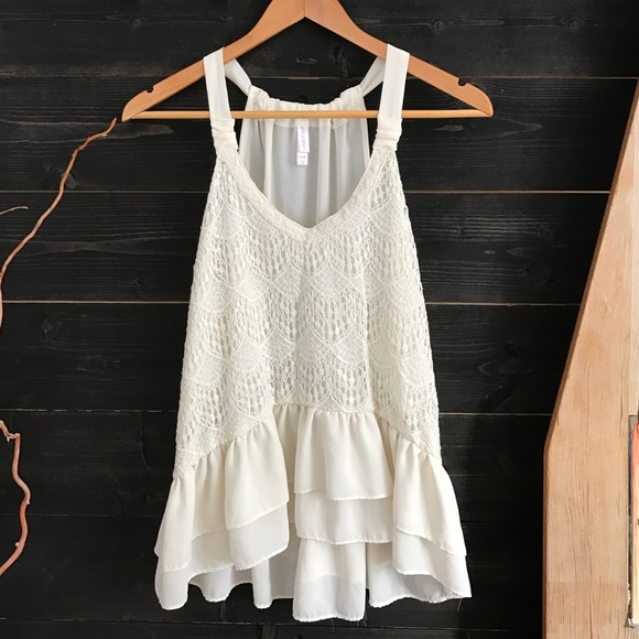 Pretty Ruffled Tank