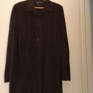 Suede light weight jacket