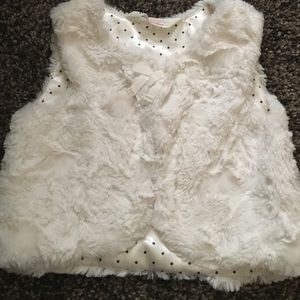 Like New! Baby/Toddler Girl Faux Fur Vest!