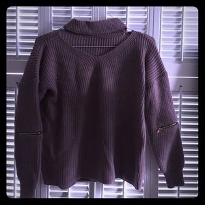 lavender sweater