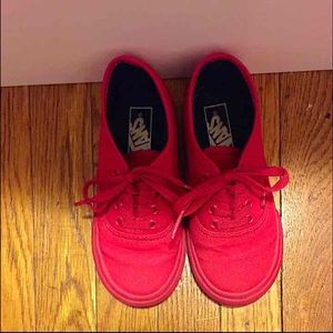Vans Red