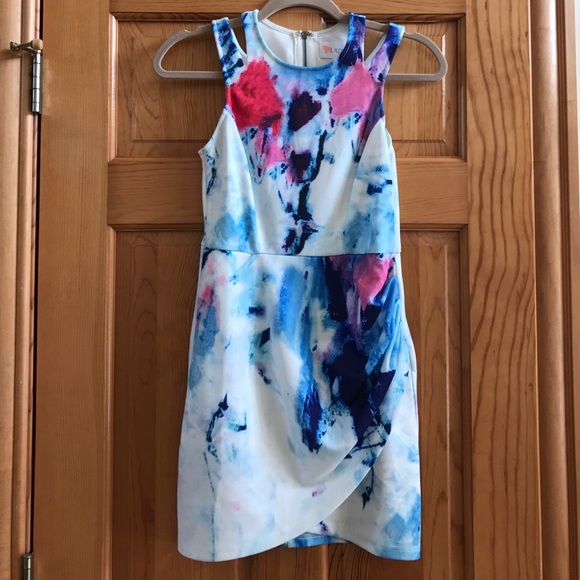 Watercolor Mini Dress