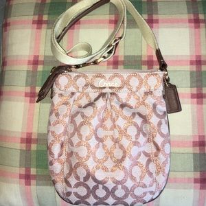 Coach cross body in pink